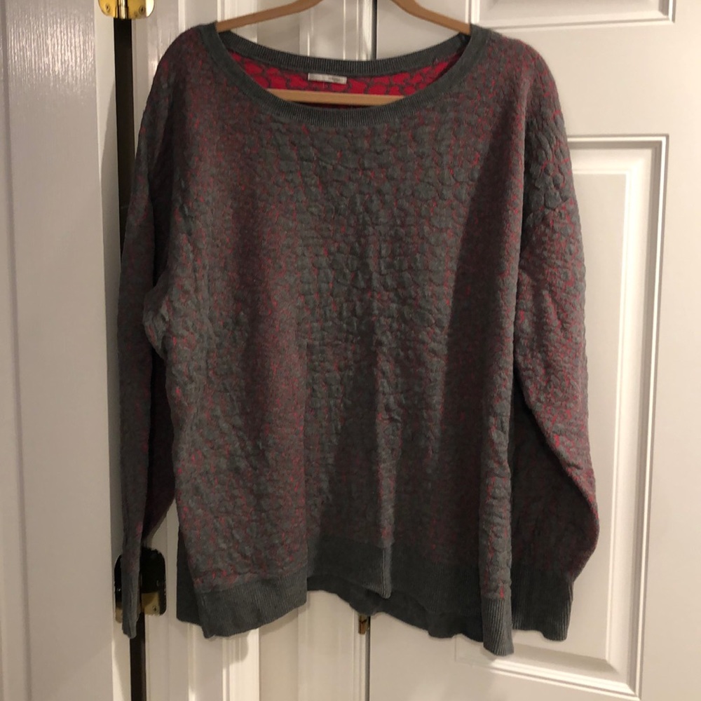 Halogen animal print sweater